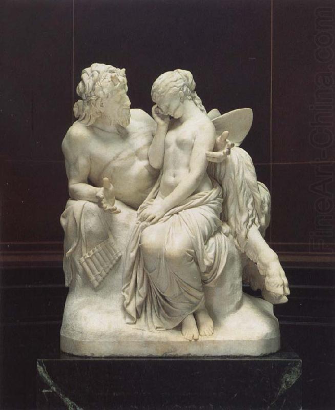 Pan Comforting Psyche`, Reinhold Begas